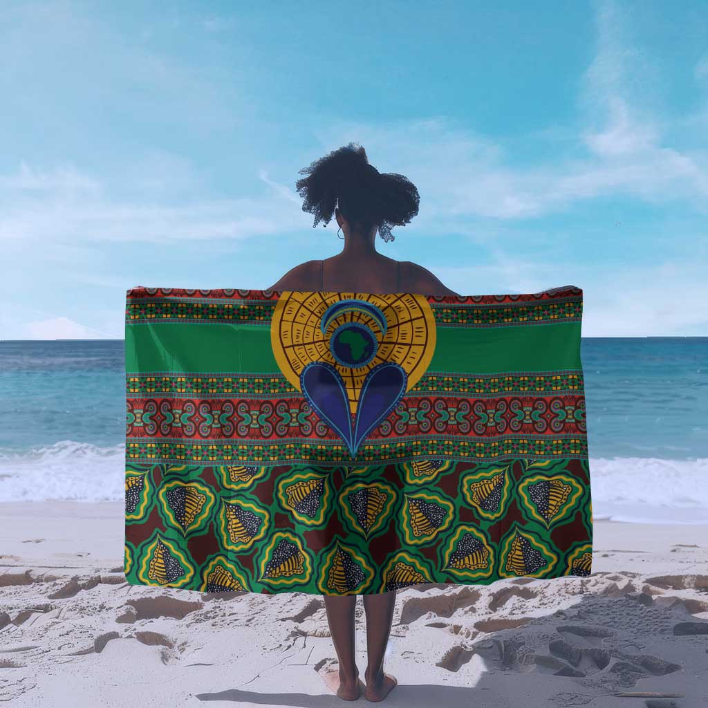 Afro Pattern Traditional Kanga Style Sarong LT9