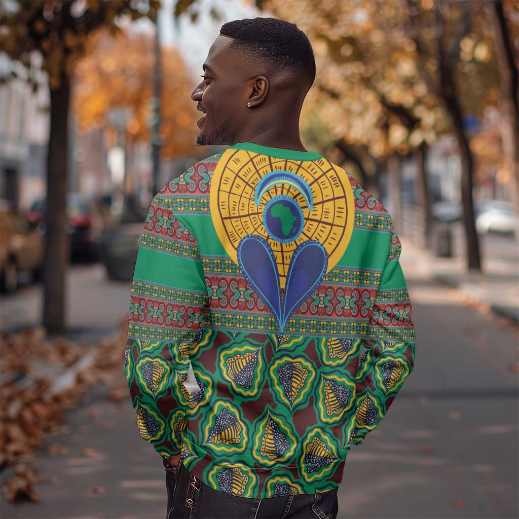 Afro Pattern Traditional Kanga Style Sweatshirt LT9