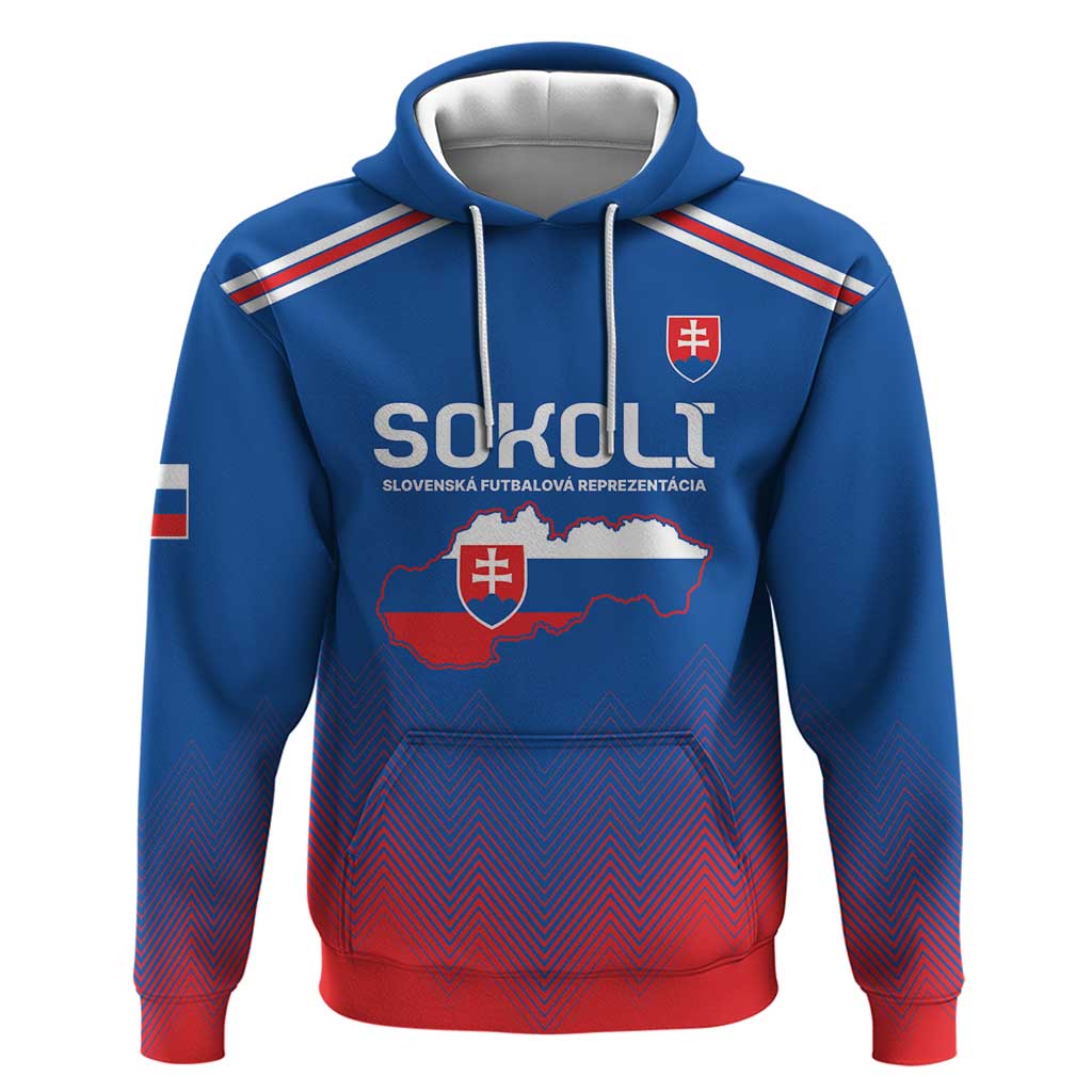 Custom Slovakia Football Hoodie Come On Sokoli Falcons LT9