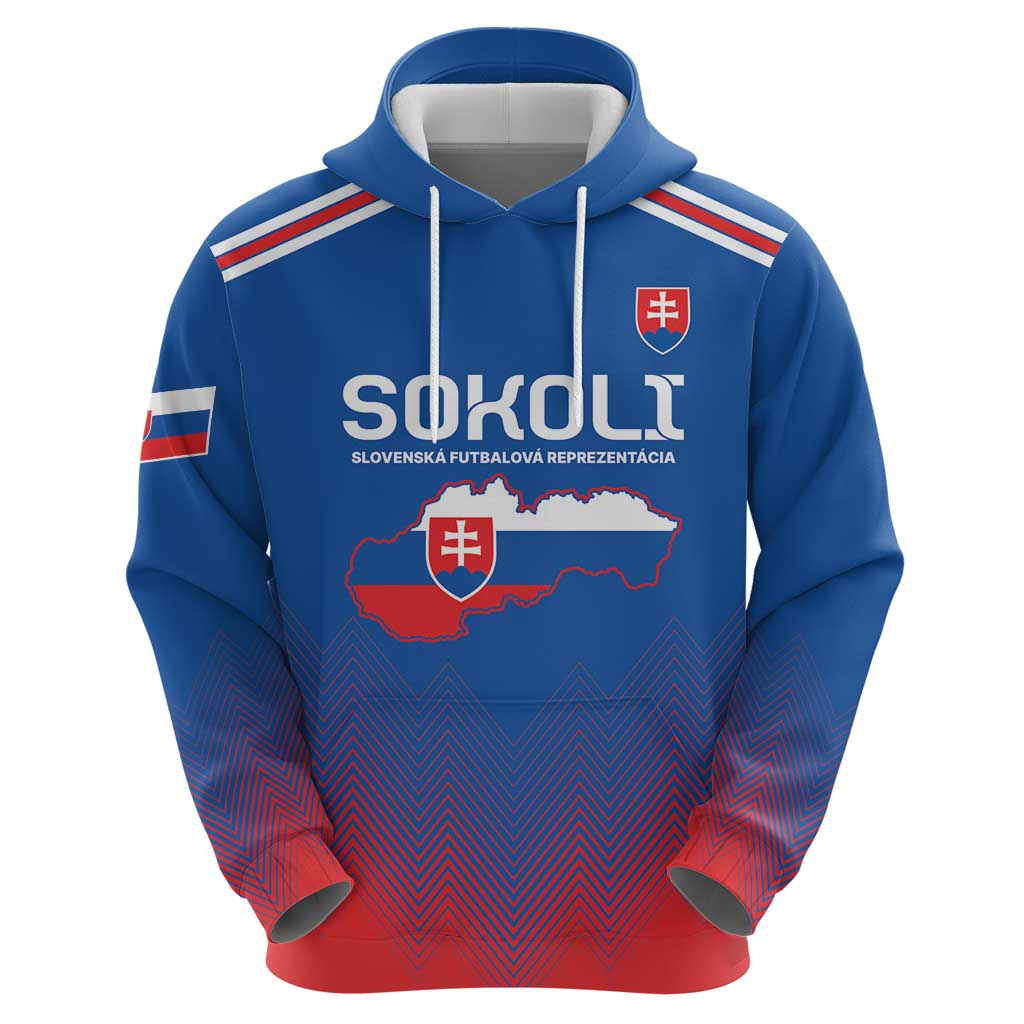Custom Slovakia Football Hoodie Come On Sokoli Falcons LT9