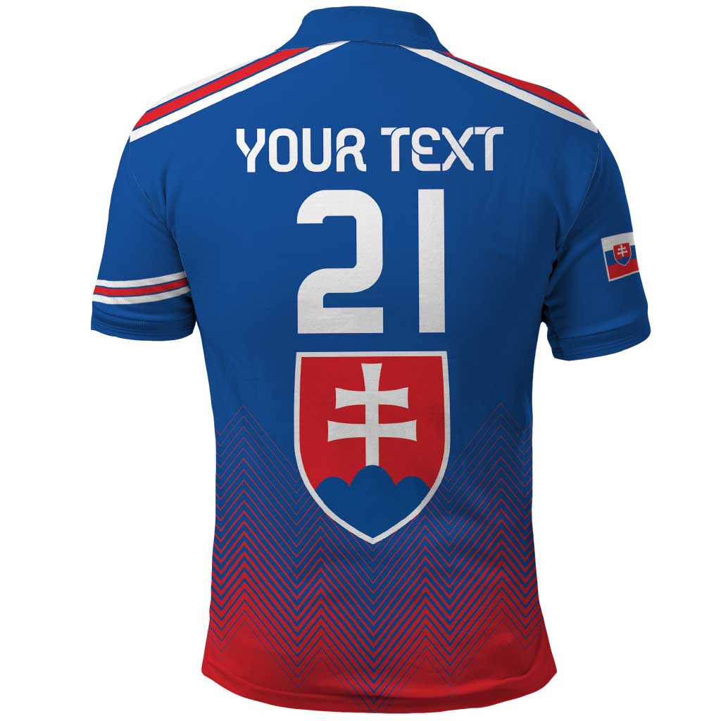 Custom Slovakia Football Polo Shirt Come On Sokoli Falcons LT9