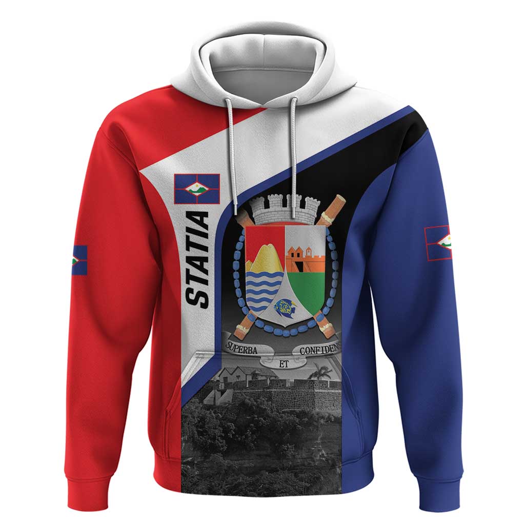 Caribbean Sint Maarten Personalized Hoodie Brown Pelican LT9