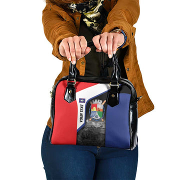Caribbean Sint Maarten Personalized Shoulder Handbag Brown Pelican LT9