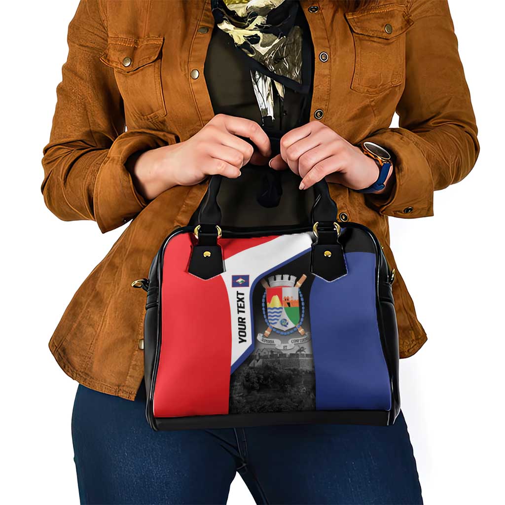 Caribbean Sint Maarten Personalized Shoulder Handbag Brown Pelican LT9