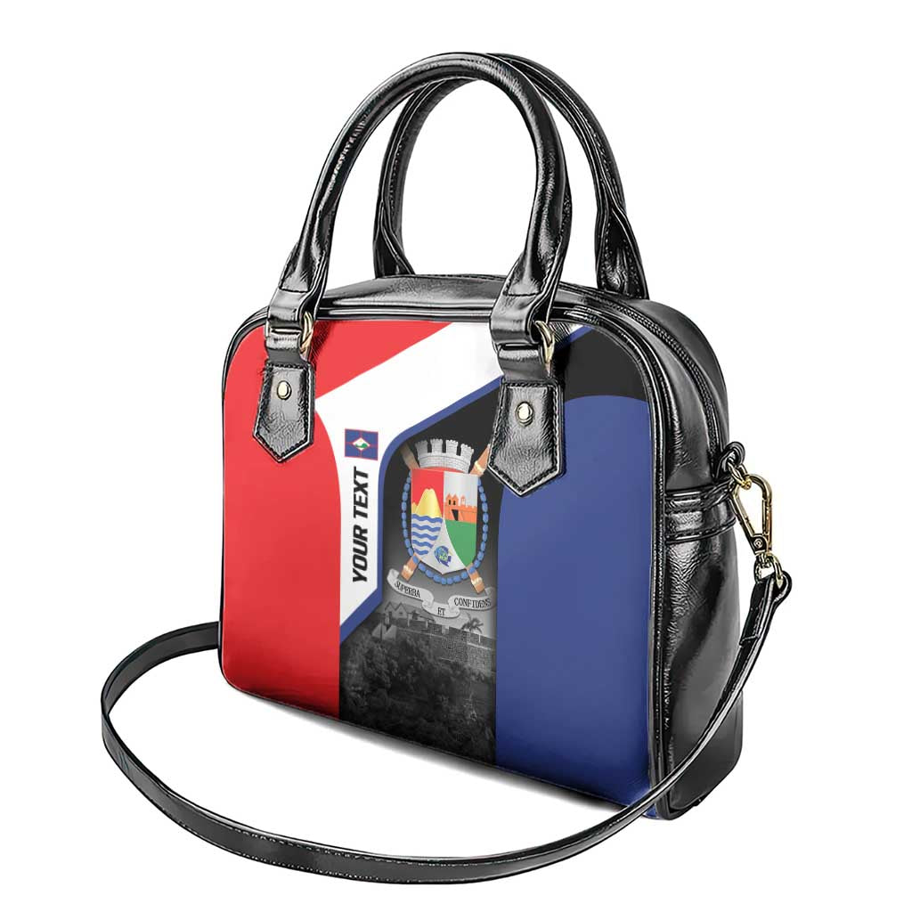 Caribbean Sint Maarten Personalized Shoulder Handbag Brown Pelican LT9