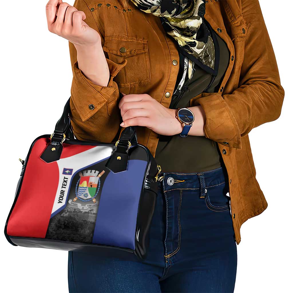 Caribbean Sint Maarten Personalized Shoulder Handbag Brown Pelican LT9