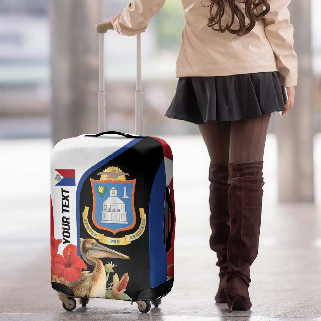 Caribbean Sint Eustatius Personalized Luggage Cover Statia Superba et confidens LT9