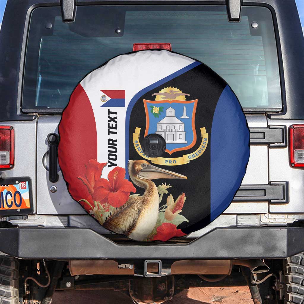 Caribbean Sint Eustatius Personalized Spare Tire Cover Statia Superba et confidens LT9