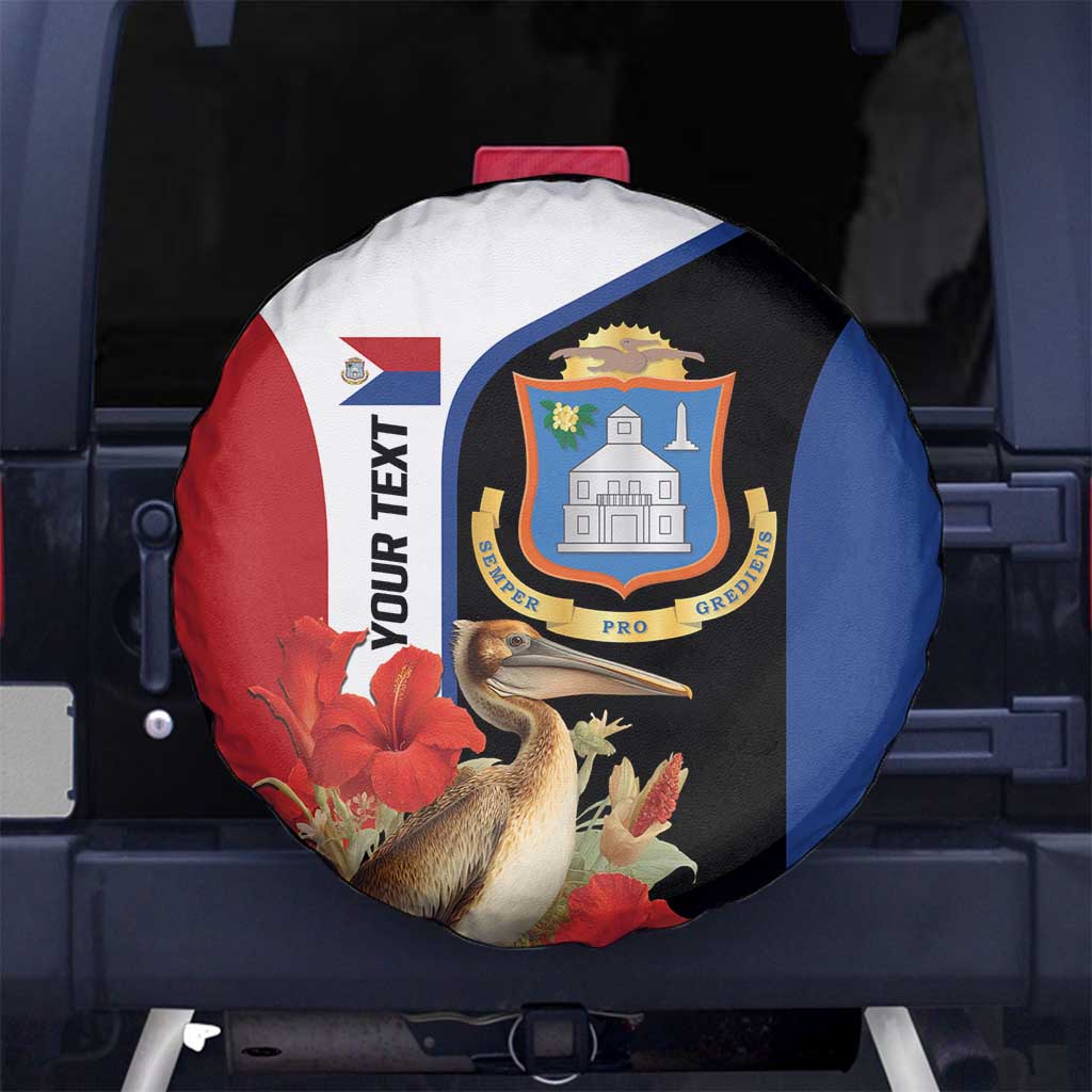 Caribbean Sint Eustatius Personalized Spare Tire Cover Statia Superba et confidens LT9