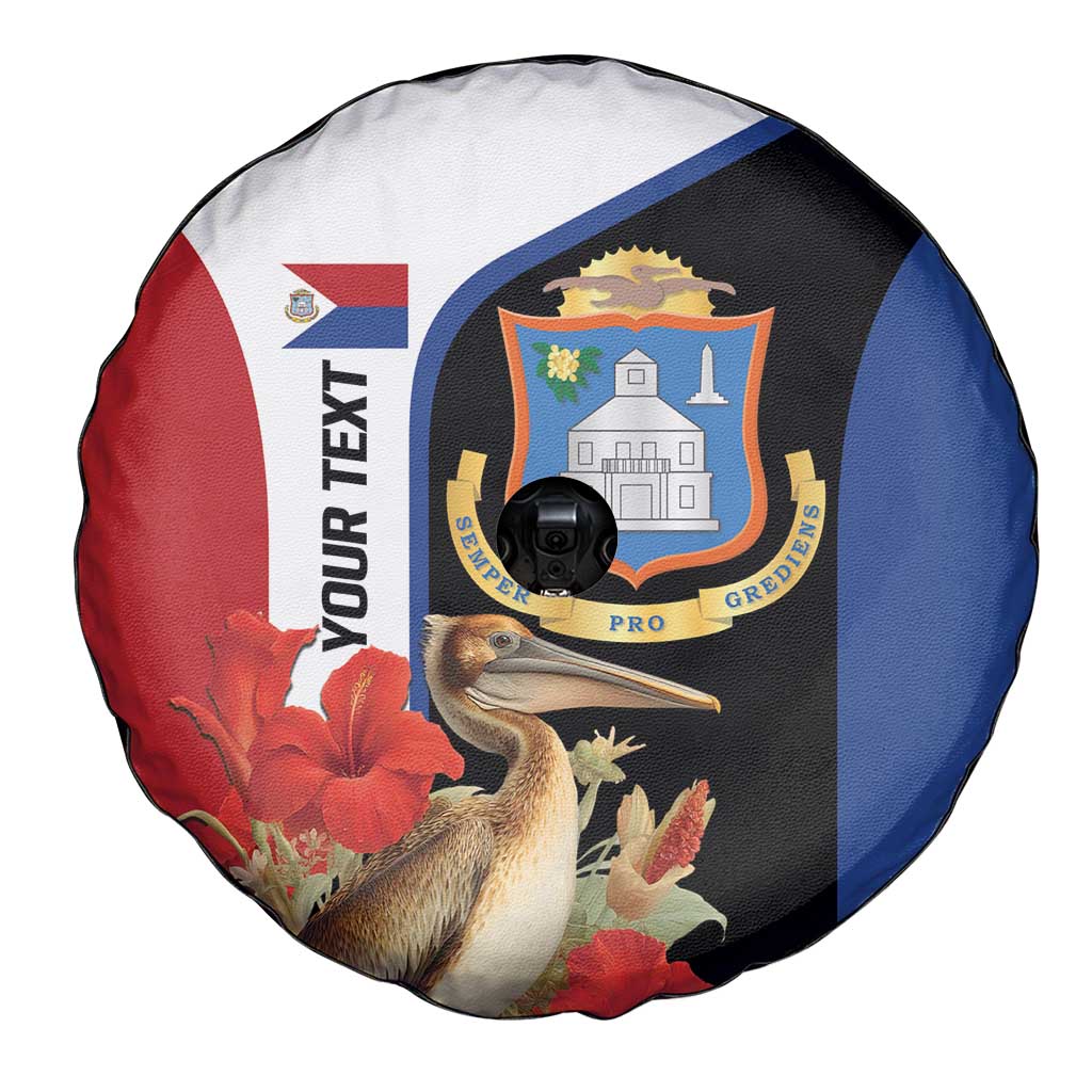 Caribbean Sint Eustatius Personalized Spare Tire Cover Statia Superba et confidens LT9