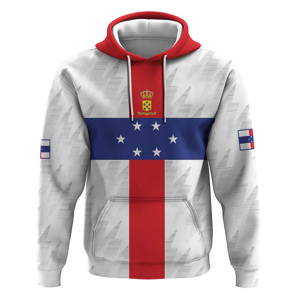 Personalized Nederlandse Antillen 1959-1986 Hoodie Simple Flag Style LT9
