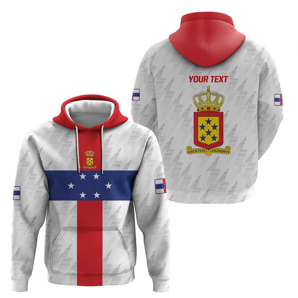 Personalized Nederlandse Antillen 1959-1986 Hoodie Simple Flag Style LT9