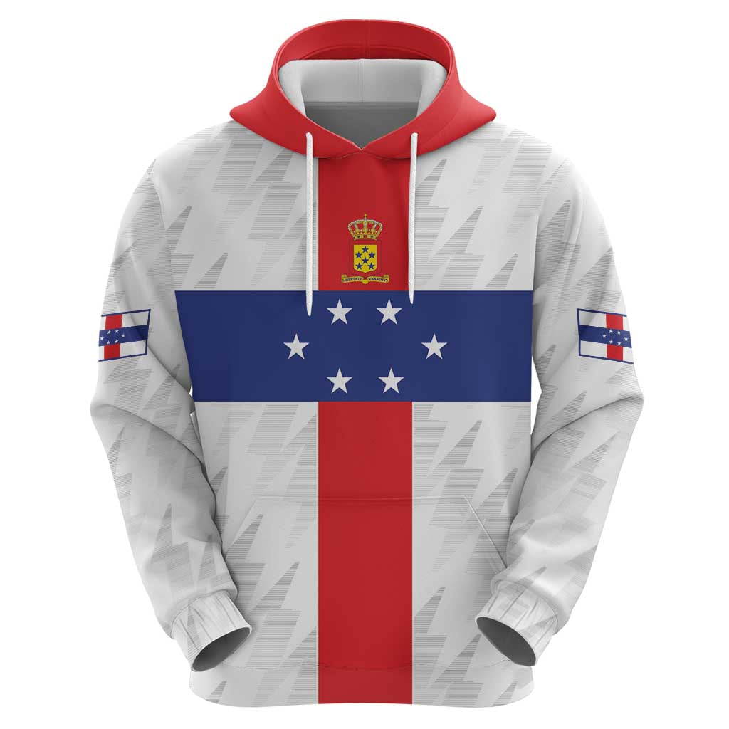 Personalized Nederlandse Antillen 1959-1986 Hoodie Simple Flag Style LT9