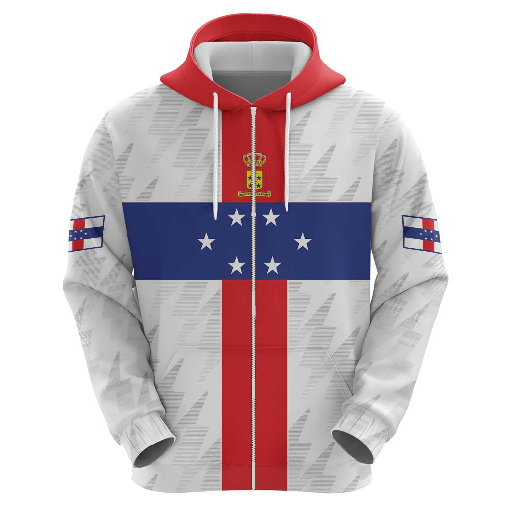 Personalized Nederlandse Antillen 1959-1986 Hoodie Simple Flag Style LT9
