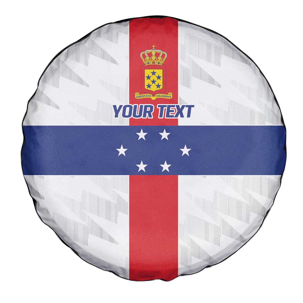 Personalized Nederlandse Antillen 1959-1986 Spare Tire Cover Simple Flag Style LT9