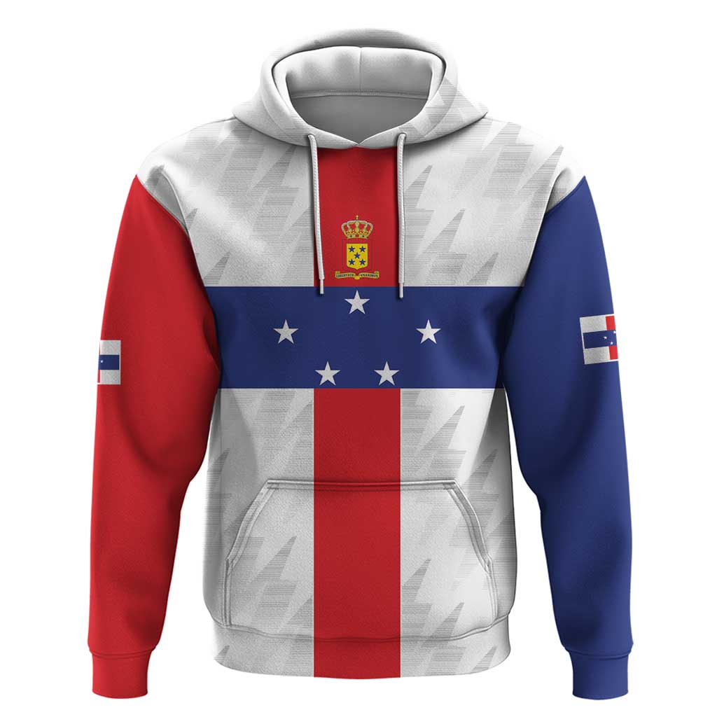 Personalized Nederlandse Antillen 1986-2010 Hoodie Simple Flag Style LT9