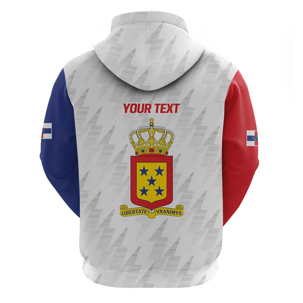 Personalized Nederlandse Antillen 1986-2010 Hoodie Simple Flag Style LT9
