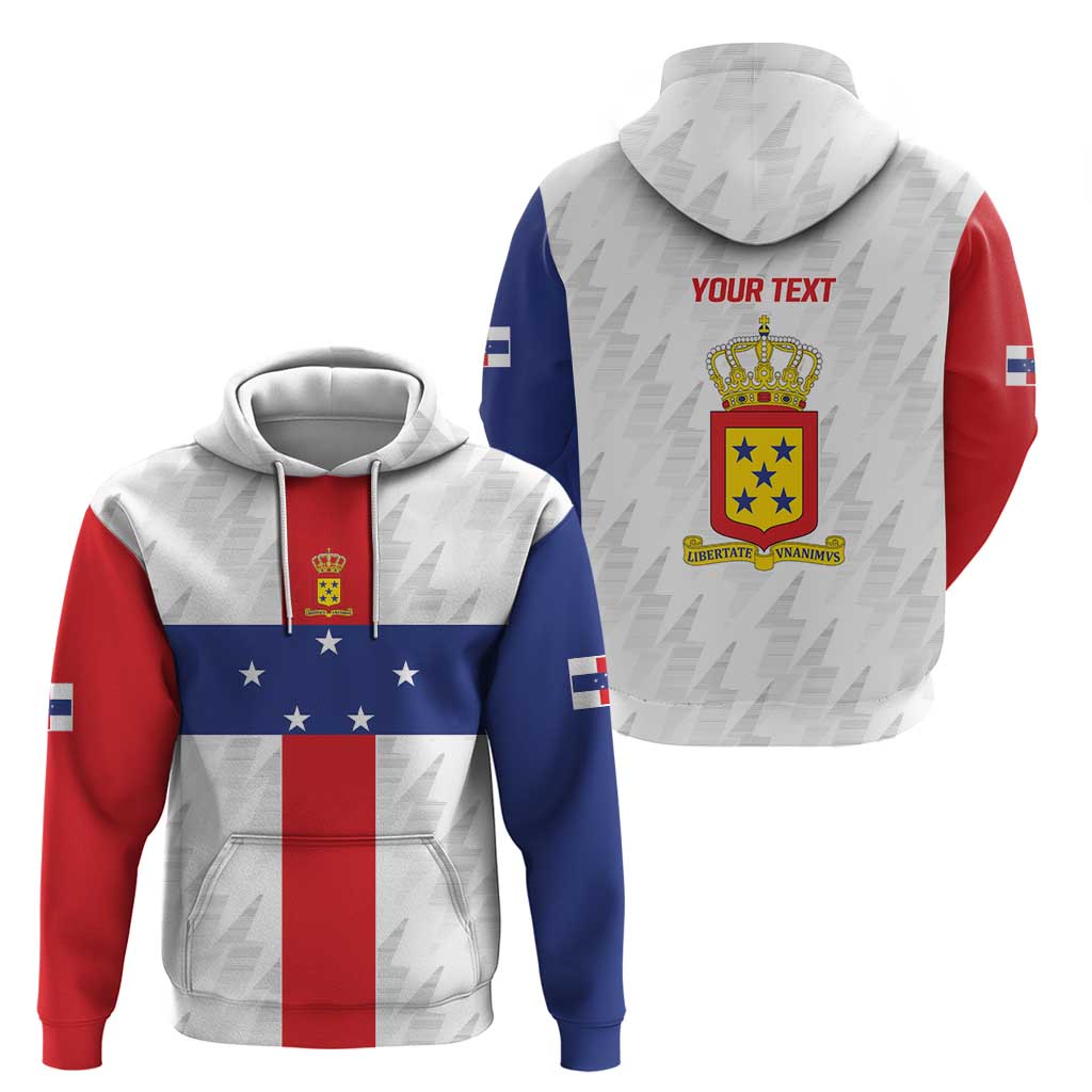 Personalized Nederlandse Antillen 1986-2010 Hoodie Simple Flag Style LT9
