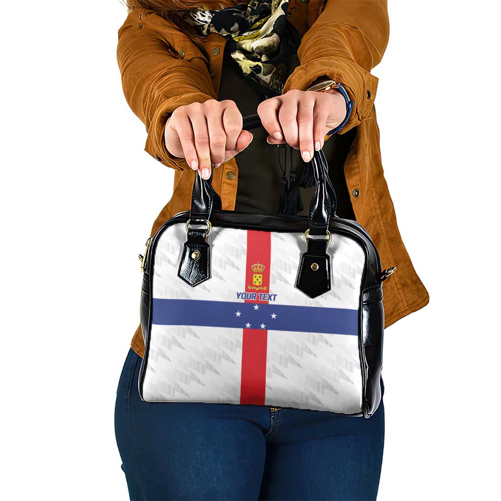 Personalized Nederlandse Antillen 1986-2010 Shoulder Handbag Simple Flag Style LT9