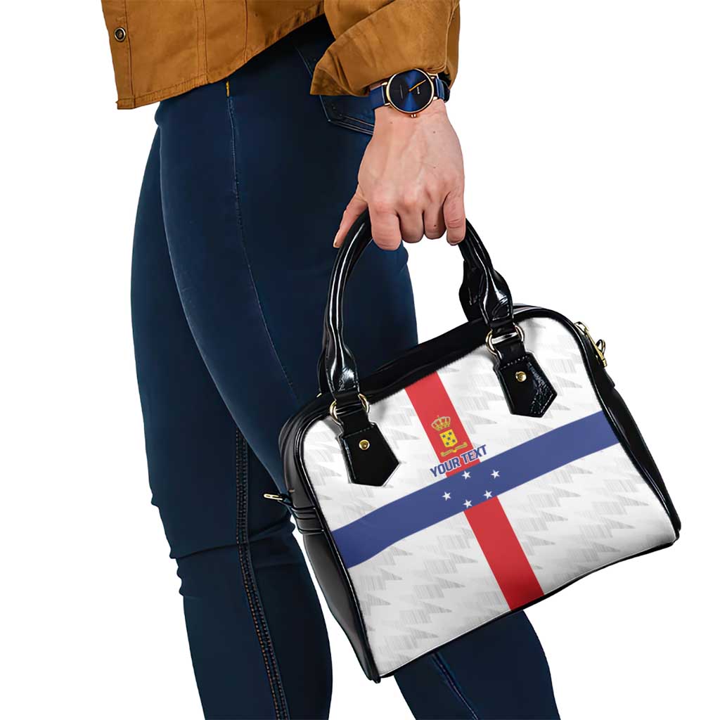 Personalized Nederlandse Antillen 1986-2010 Shoulder Handbag Simple Flag Style LT9