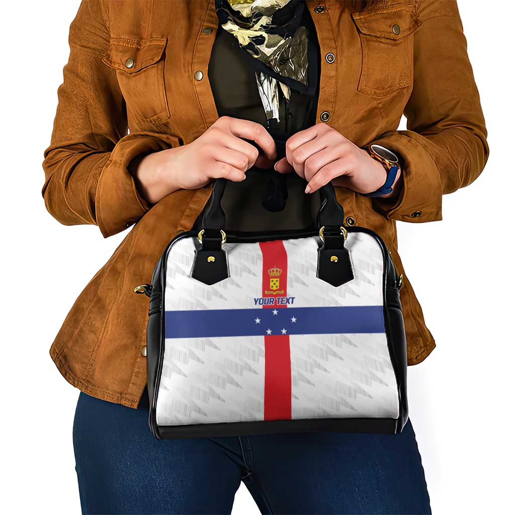 Personalized Nederlandse Antillen 1986-2010 Shoulder Handbag Simple Flag Style LT9