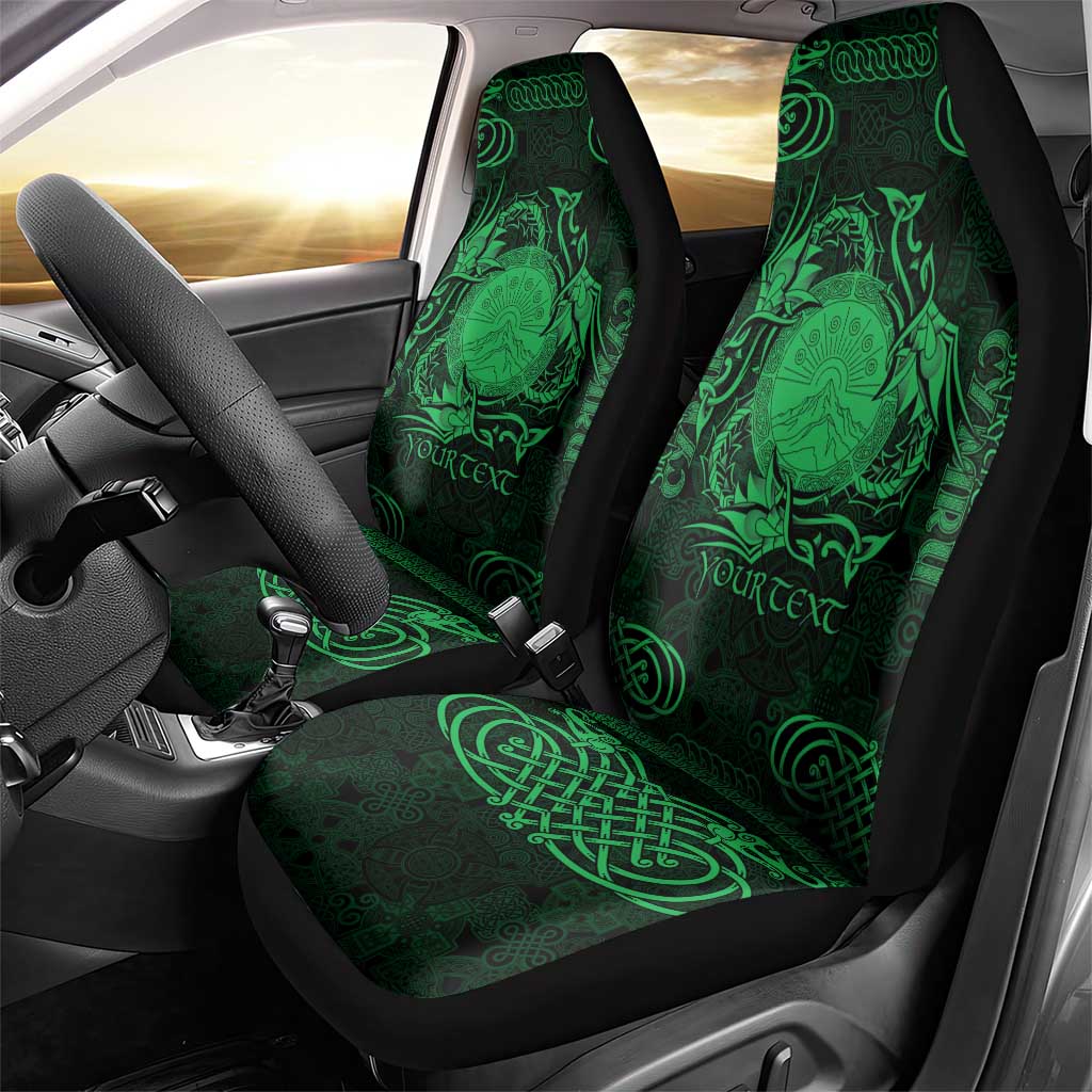 Personalized Brecknockshire Sir Frycheiniog Car Seat Cover Green Brecon Beacons Mountain Celtic-inspired LT9