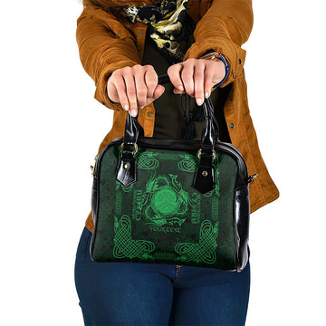 Personalized Brecknockshire Sir Frycheiniog Shoulder Handbag Green Brecon Beacons Mountain Celtic-inspired LT9