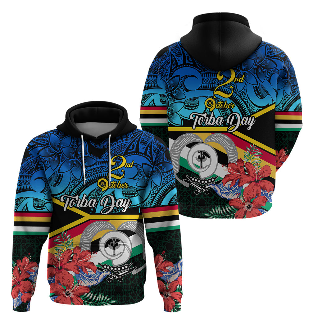 Torba Vanuatu Hoodie Sand Drawing With Polynesian Pattern LT9