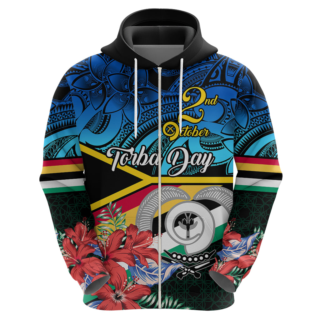Torba Vanuatu Hoodie Sand Drawing With Polynesian Pattern LT9