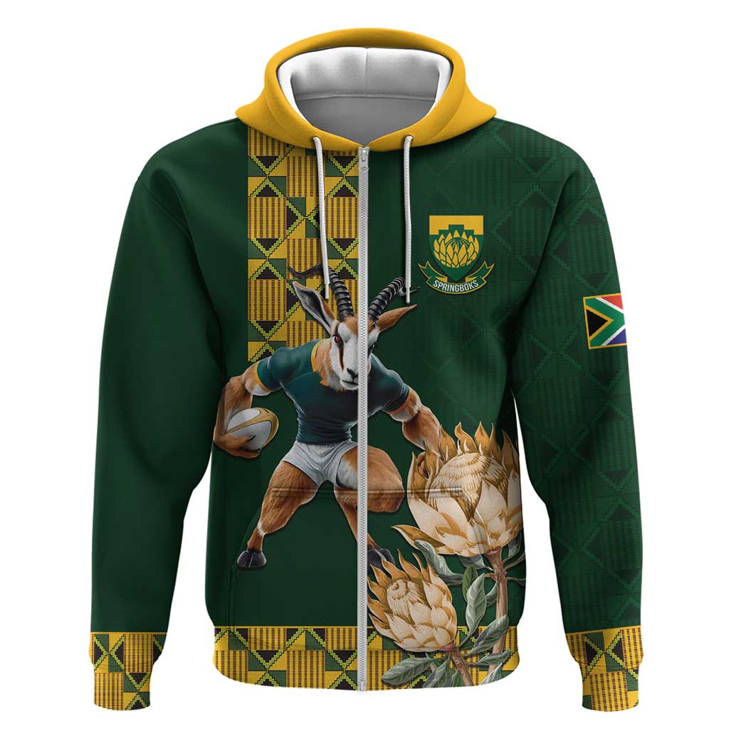 South Africa Rugby History World Champions Hoodie Springboks Make History LT9