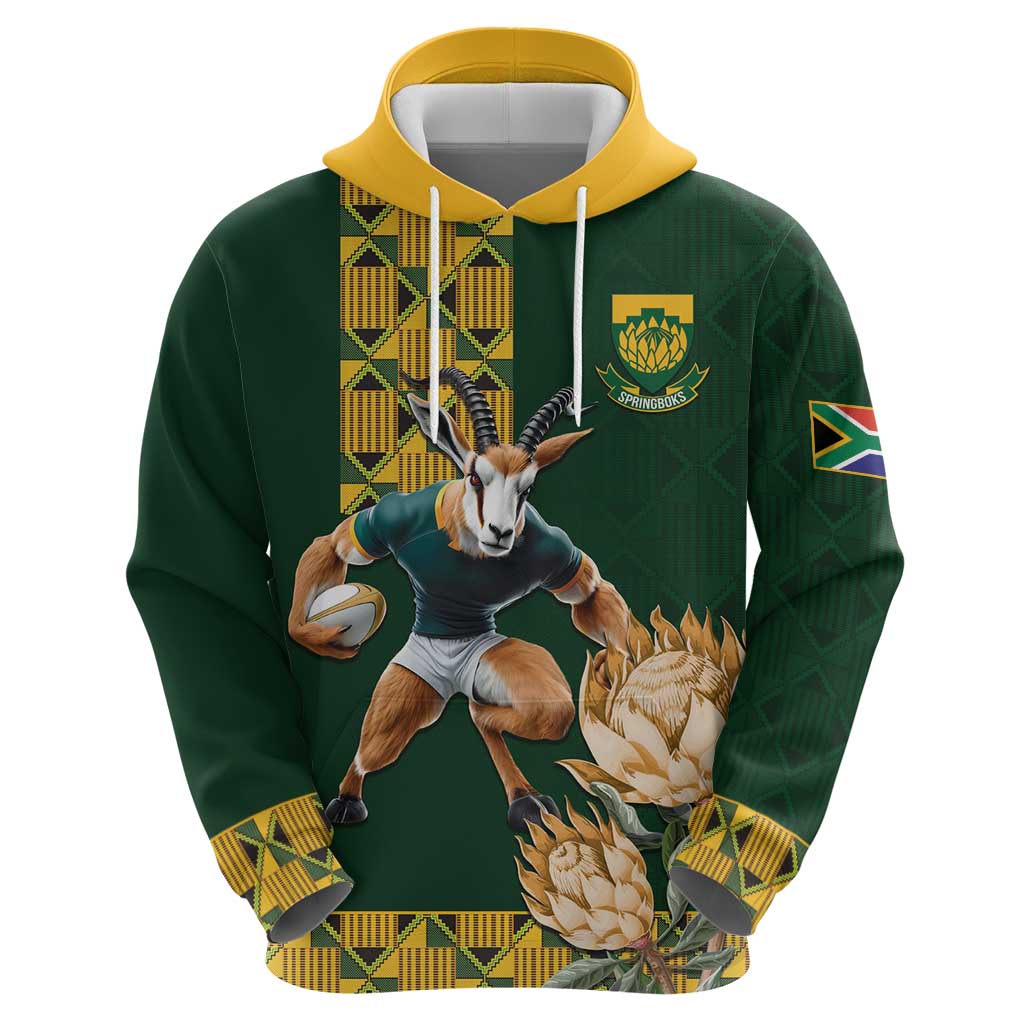 South Africa Rugby History World Champions Hoodie Springboks Make History LT9