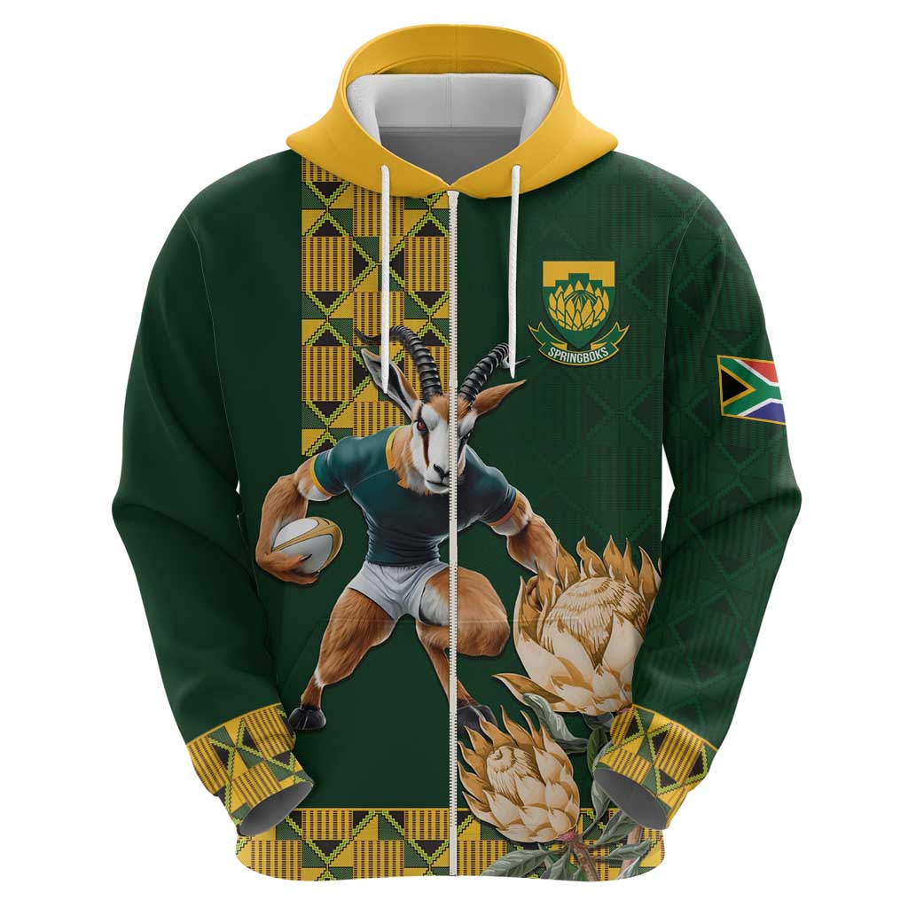 South Africa Rugby History World Champions Hoodie Springboks Make History LT9