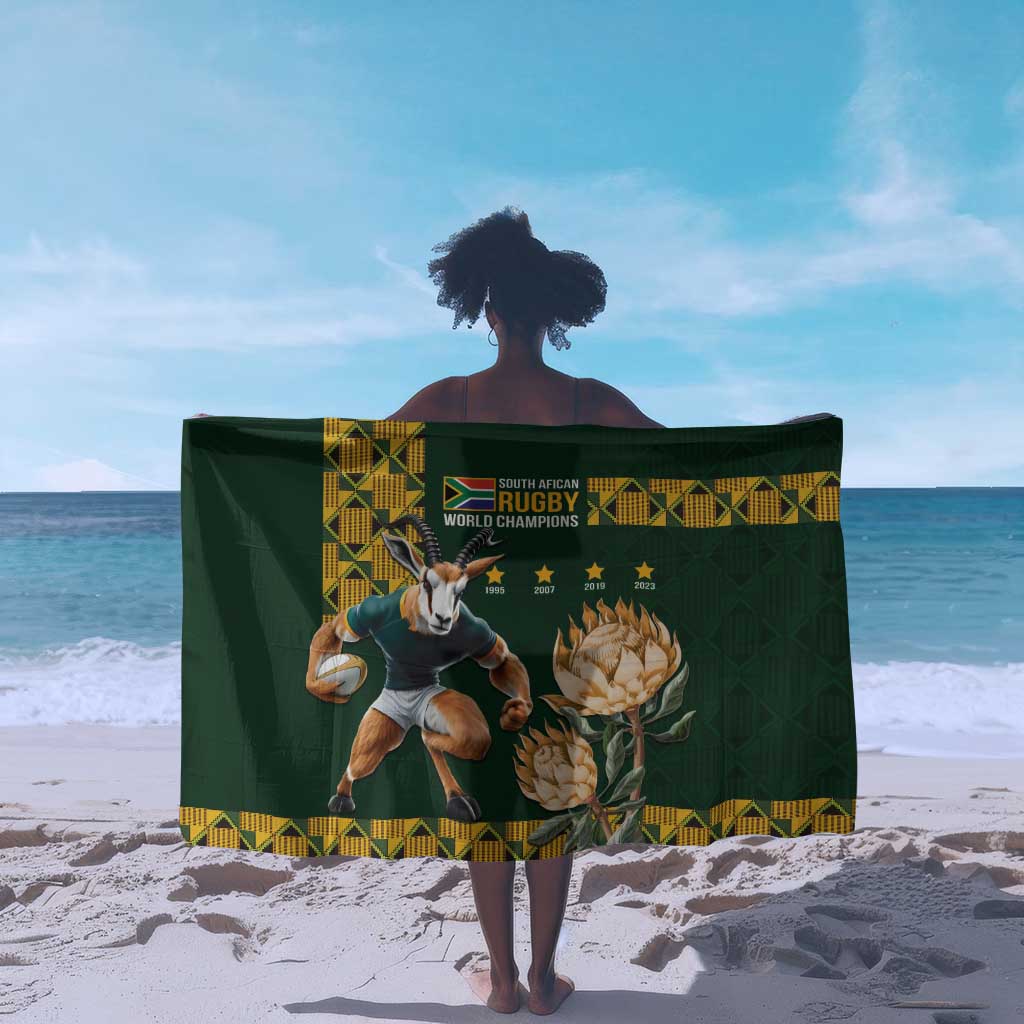 South Africa Rugby History World Champions Sarong Springboks Make History LT9
