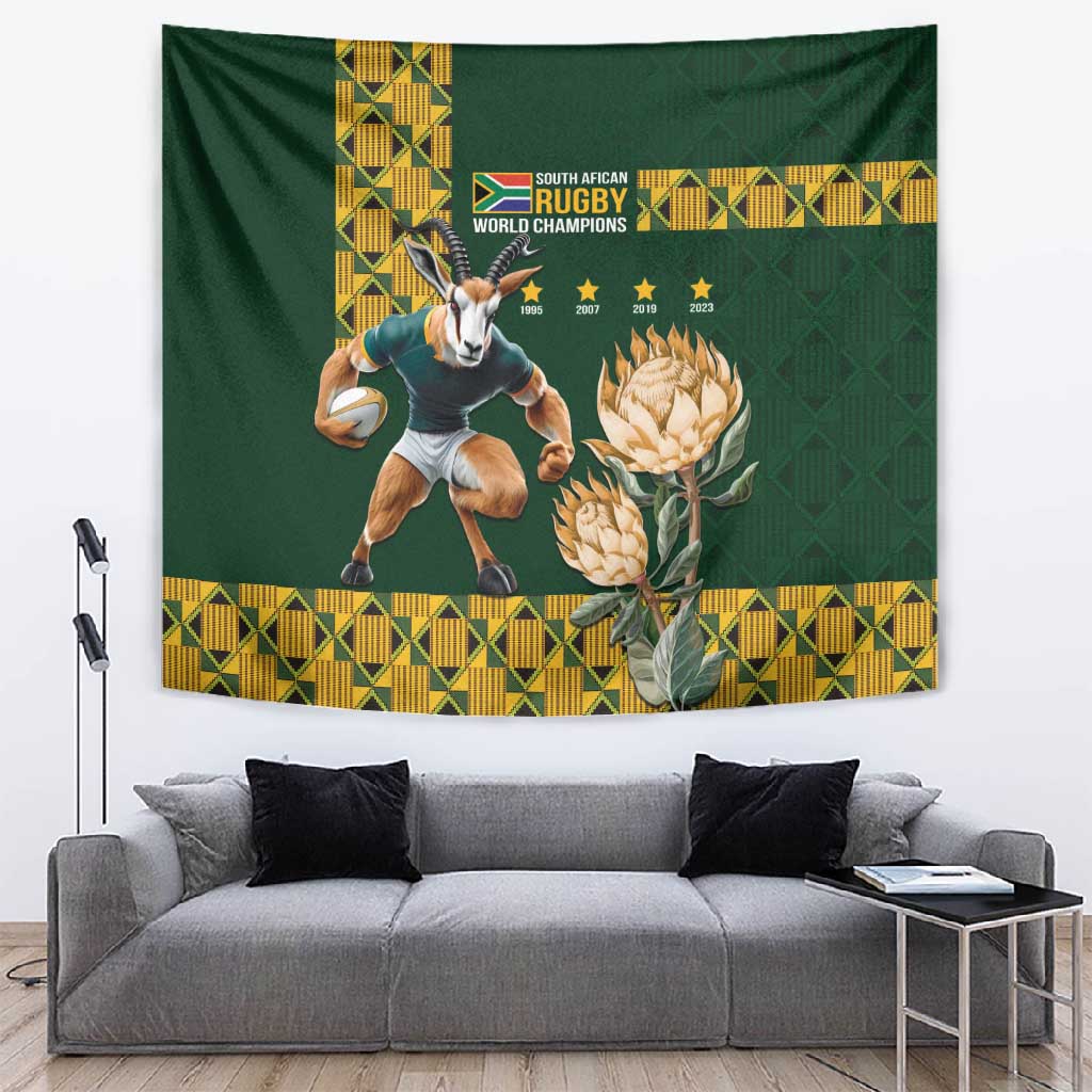 South Africa Rugby History World Champions Tapestry Springboks Make History LT9