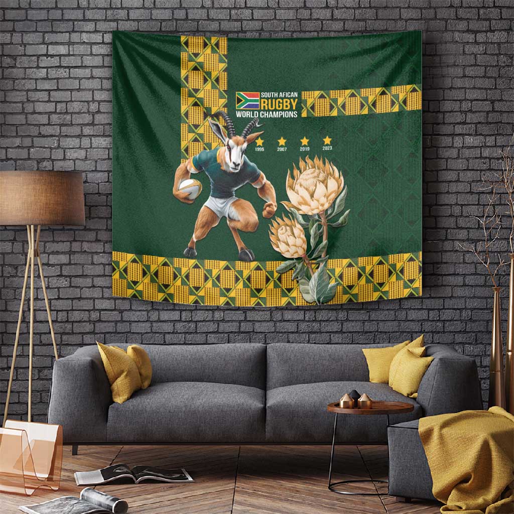 South Africa Rugby History World Champions Tapestry Springboks Make History LT9