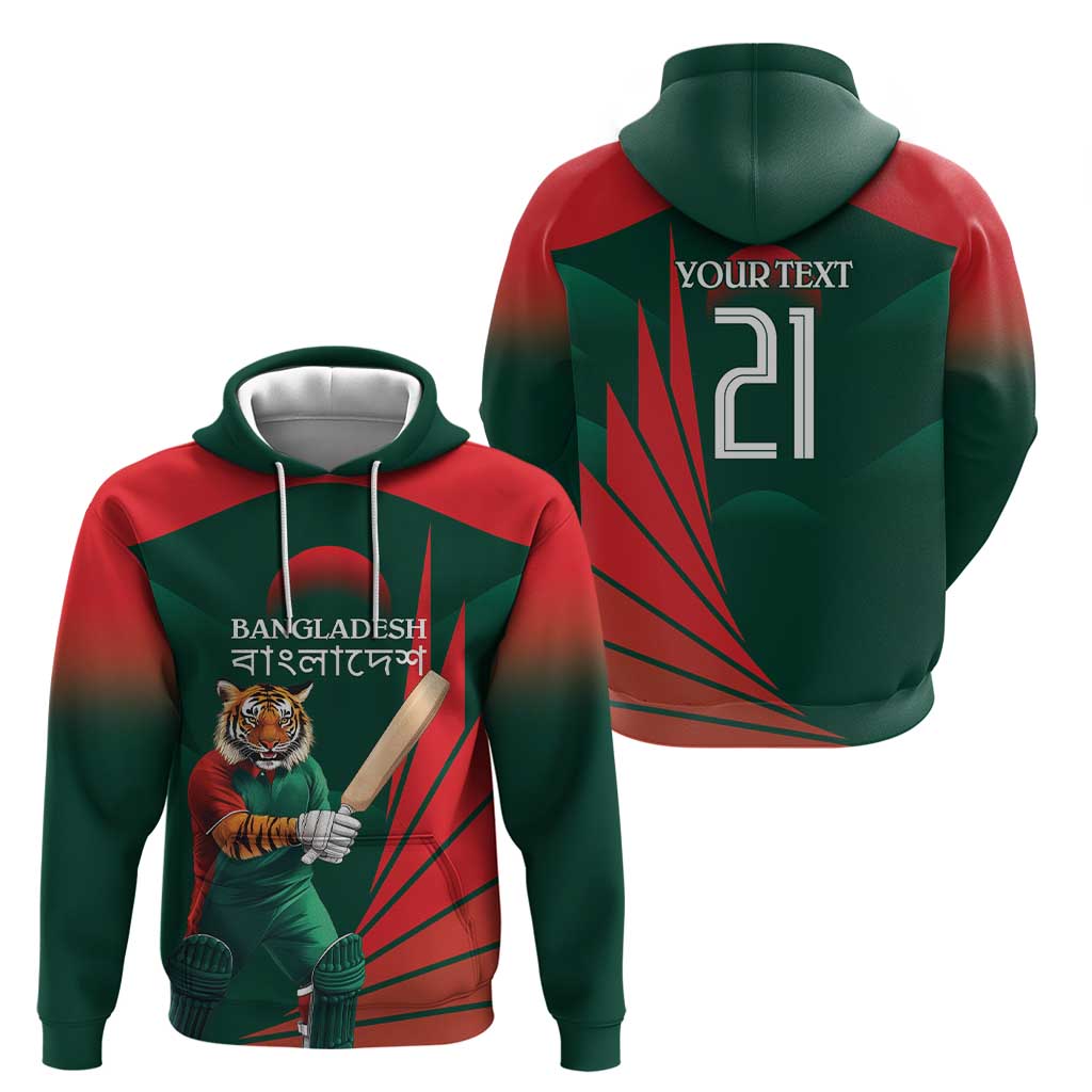 Bangladesh Cricket Custom Hoodie The Tigers Mascot with Sporty Style LT9
