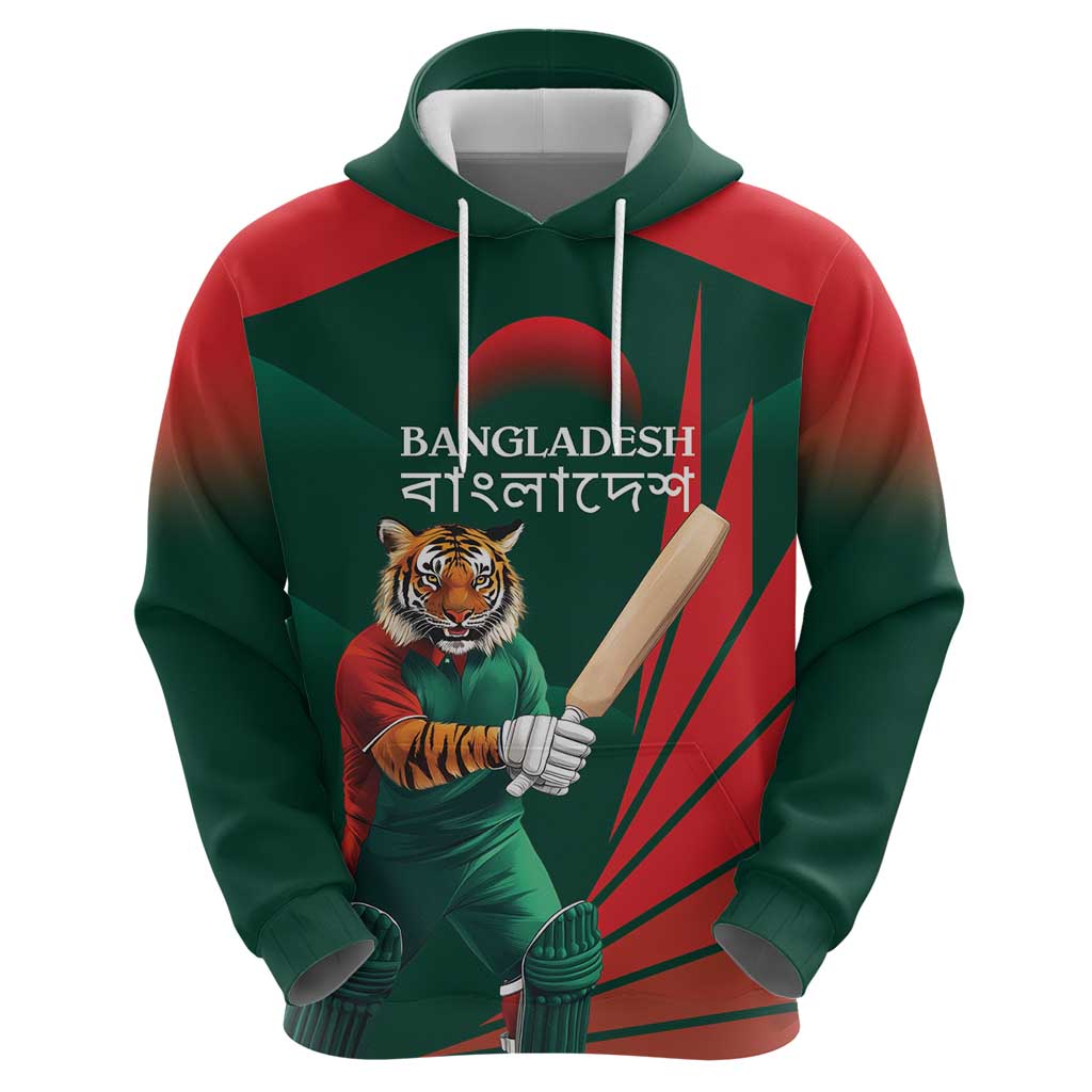 Bangladesh Cricket Custom Hoodie The Tigers Mascot with Sporty Style LT9
