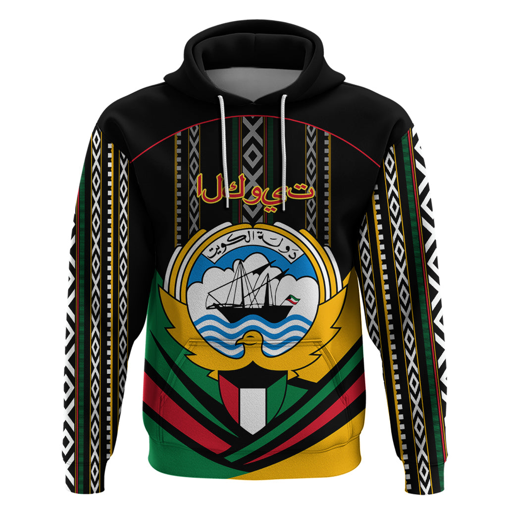 Kuwait Hawk of Quraish With Al Sadu Pattern Personalized Hoodie LT9
