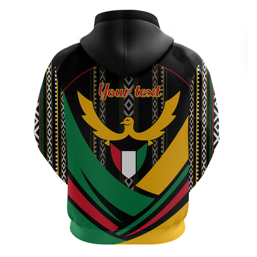 Kuwait Hawk of Quraish With Al Sadu Pattern Personalized Hoodie LT9