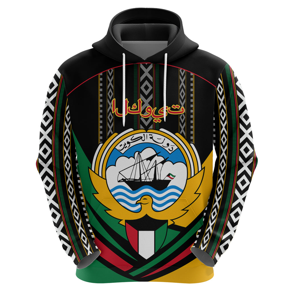 Kuwait Hawk of Quraish With Al Sadu Pattern Personalized Hoodie LT9