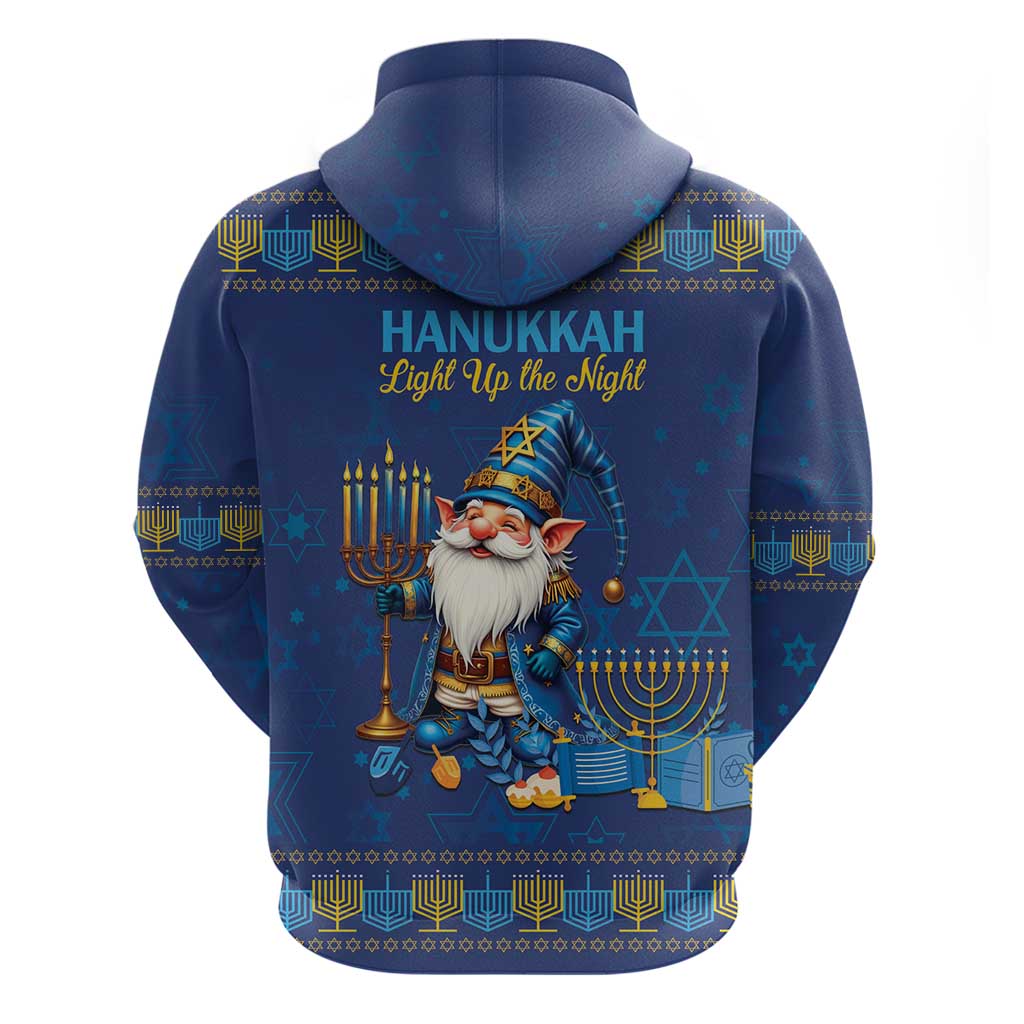 Hanukkah Jewish Star of David Hoodie Chilling With My Gnomies LT9