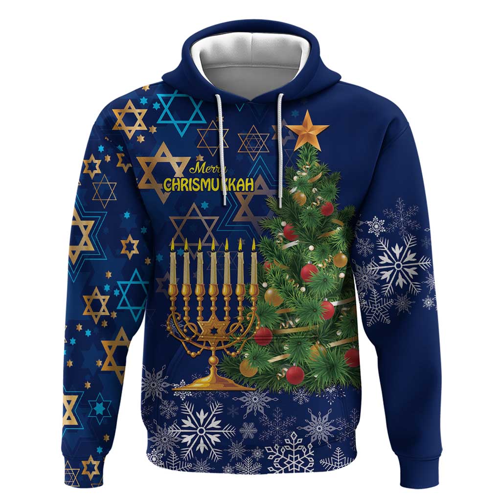 Merry Chrismukkah Hoodie Merry Christmas and Happy Hanukkah LT9