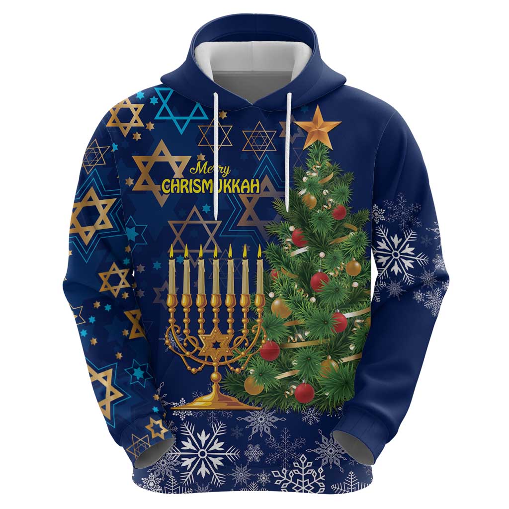 Merry Chrismukkah Hoodie Merry Christmas and Happy Hanukkah LT9