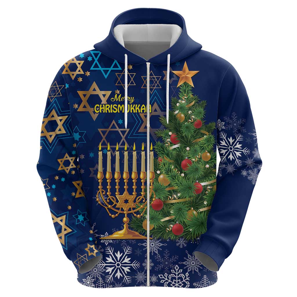 Merry Chrismukkah Hoodie Merry Christmas and Happy Hanukkah LT9