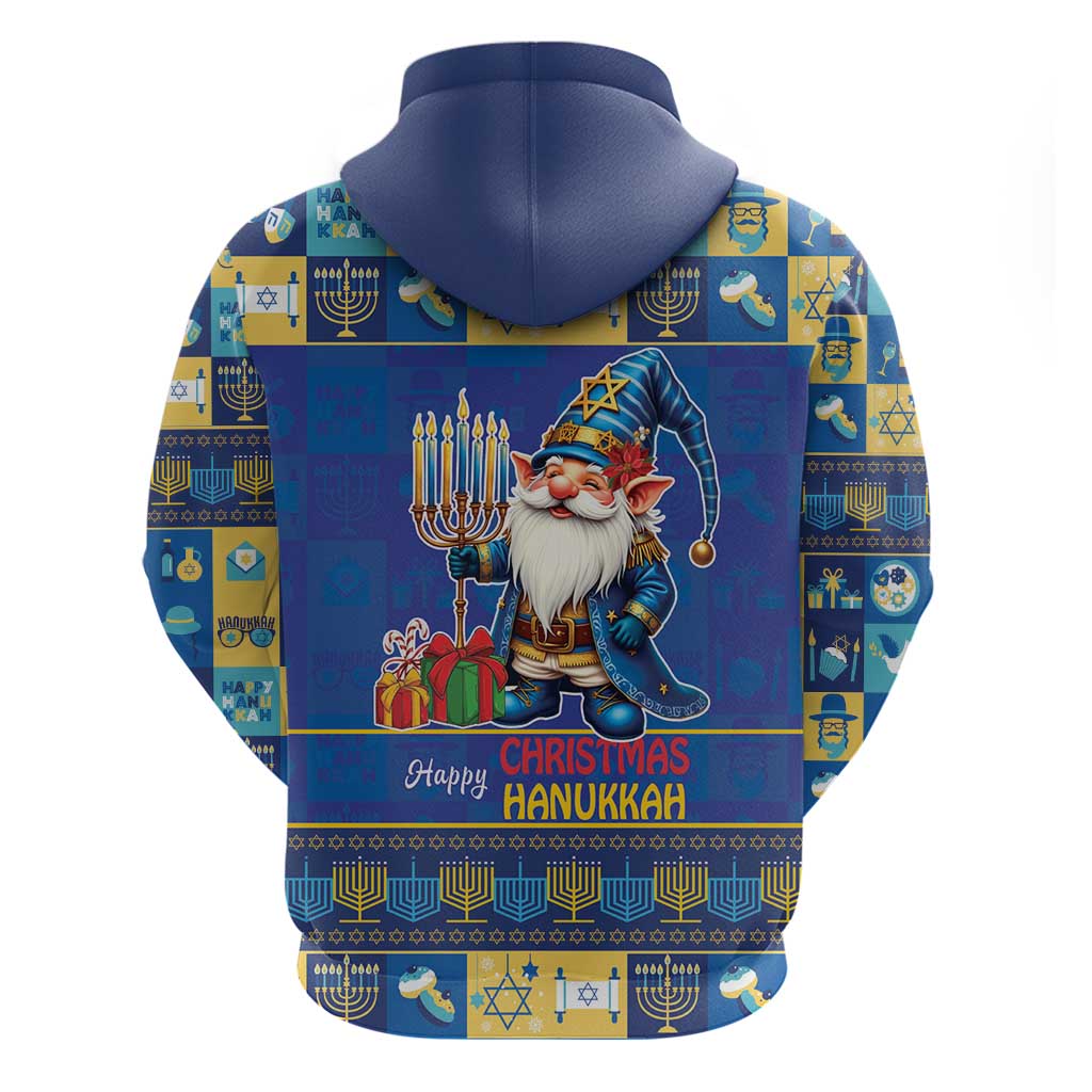 Merry Chrismukkah Hoodie With Gnome Christmas Hanukkah LT9