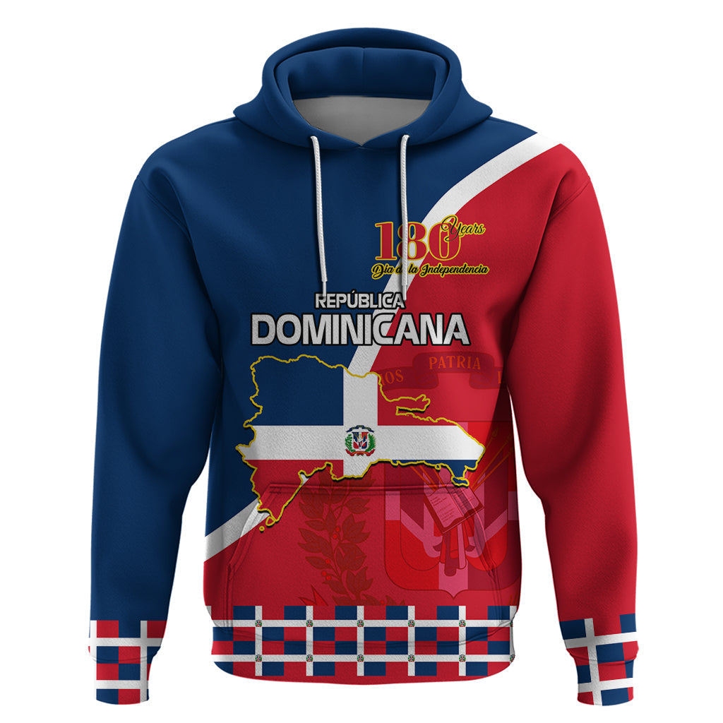 Dominican Republic 180th Years Independence Day Personalized Hoodie LT9