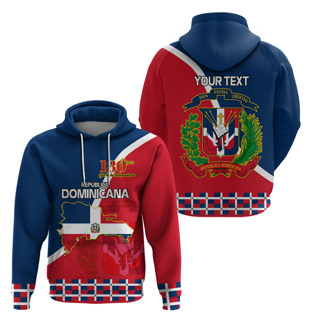 Dominican Republic 180th Years Independence Day Personalized Hoodie LT9