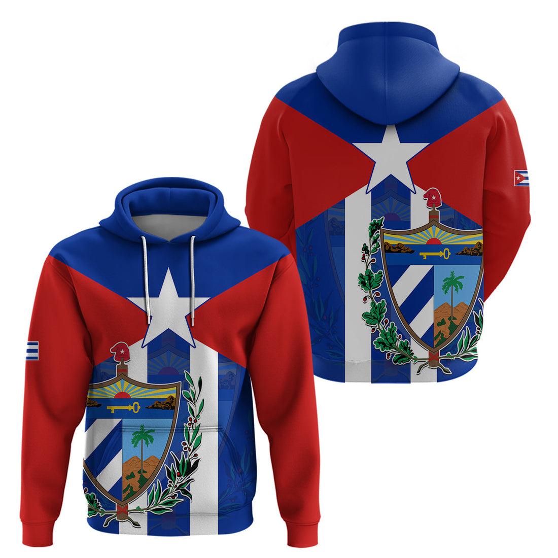 Cuba Hoodie Simple Coat Of Arms LT9