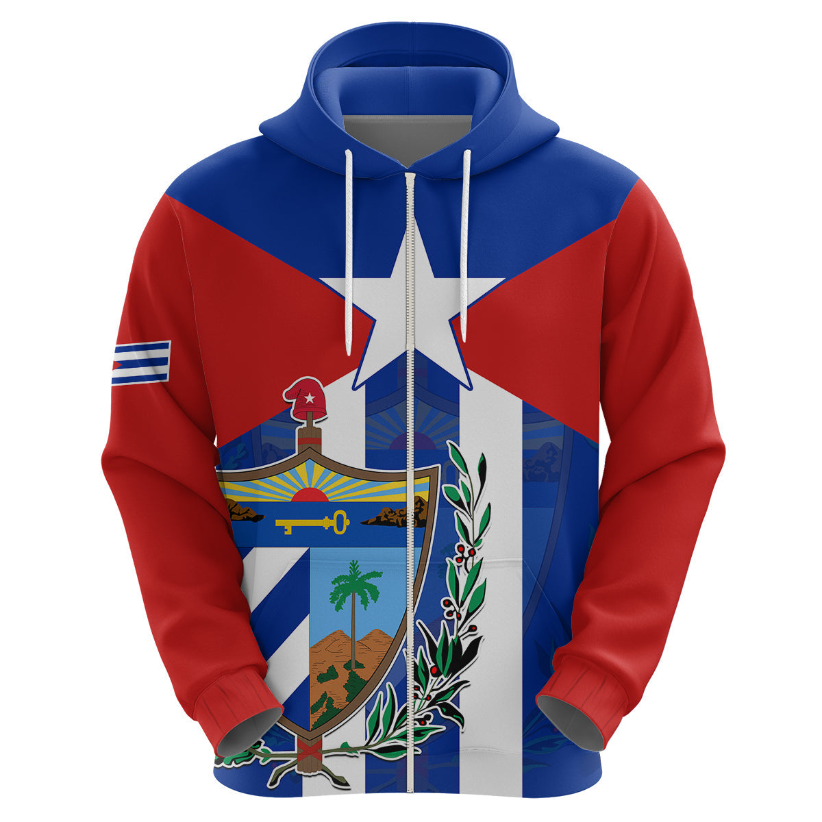 Cuba Hoodie Simple Coat Of Arms LT9