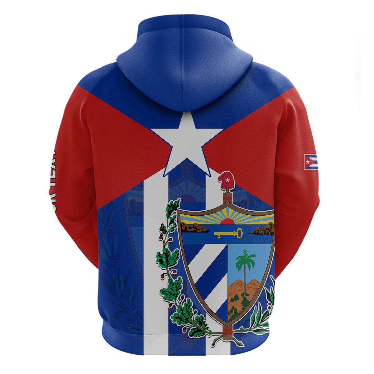 Custom Cuba Hoodie Simple Coat Of Arms LT9